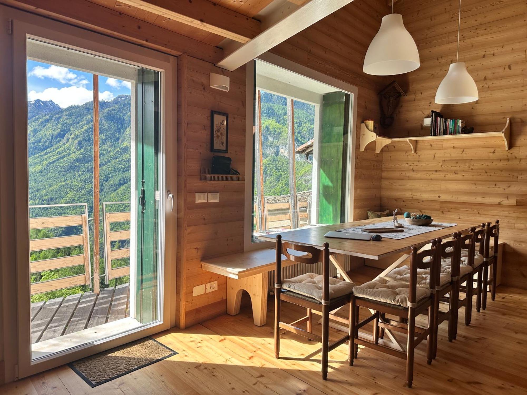 Cielo E Terra Chalet Zencheri Con Vista Panoramica Piazza  Екстер'єр фото